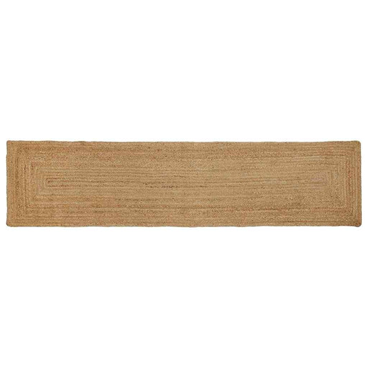 Tæppe Beige 60 X 250 Cm Jute - Hovedbillede
