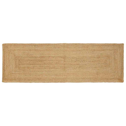 Tæppe Beige 80 X 300 Cm Jute - Hovedbillede