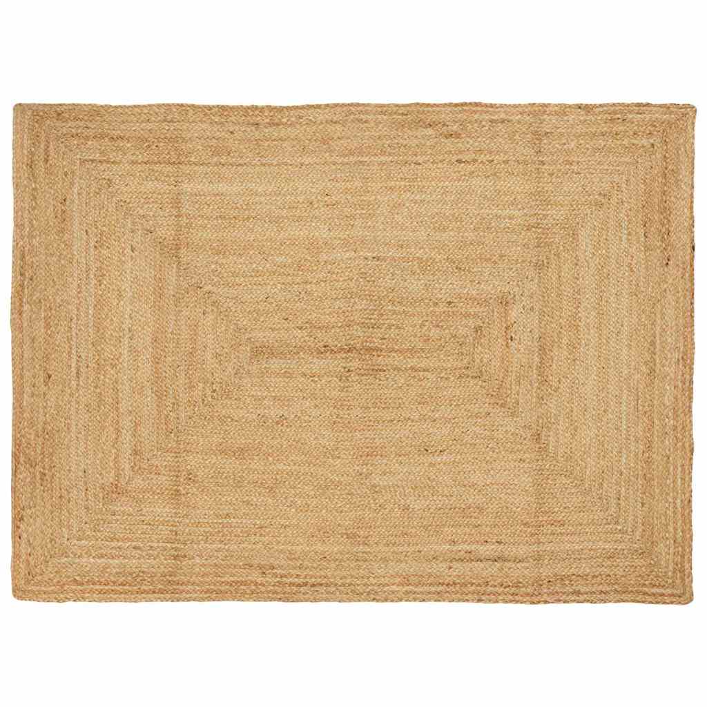 Tæppe Beige 140 X 200 Cm Jute - Hovedbillede