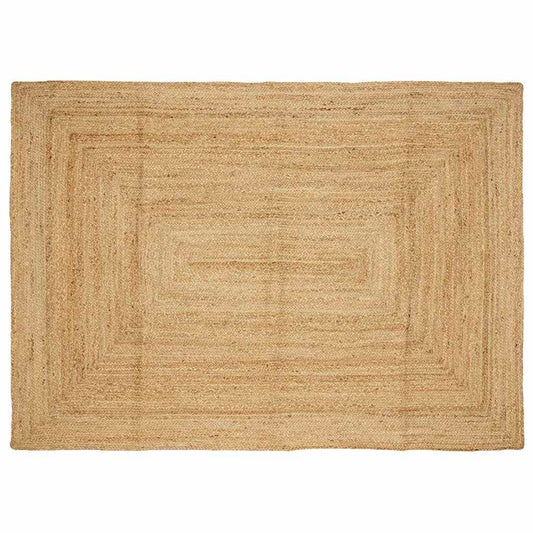 Tæppe Beige 240 X 340 Cm Jute - Hovedbillede