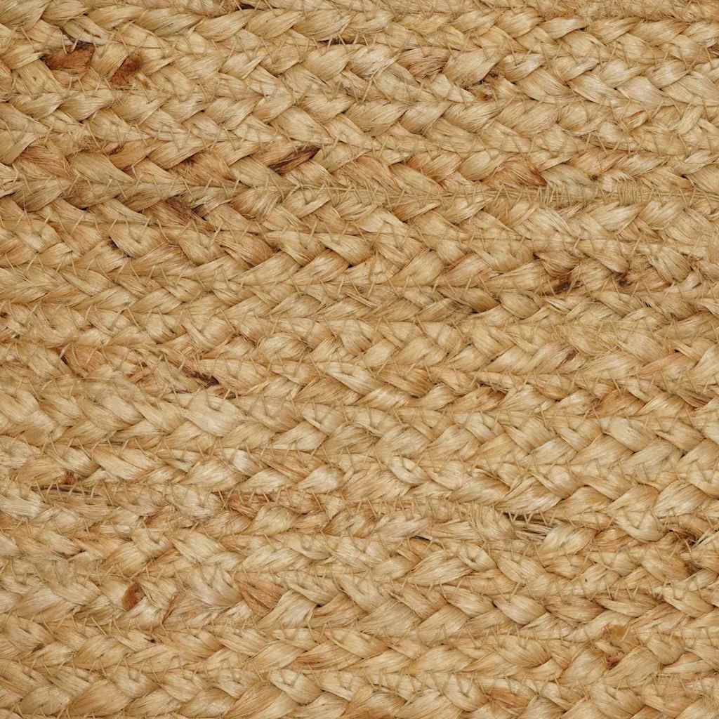 Tæppe Beige 122 X 183 Cm Jute - Billede 2