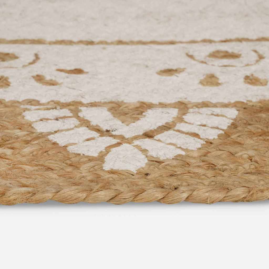 Tæppe Brun 205 X 305 Cm Jute - Billede 5