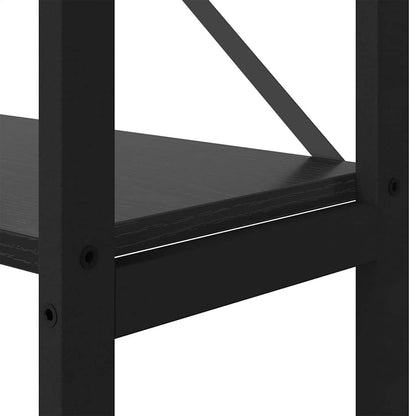 Bogreol 156 X 25 X 167 Cm Konstrueret Træ - Billede 8