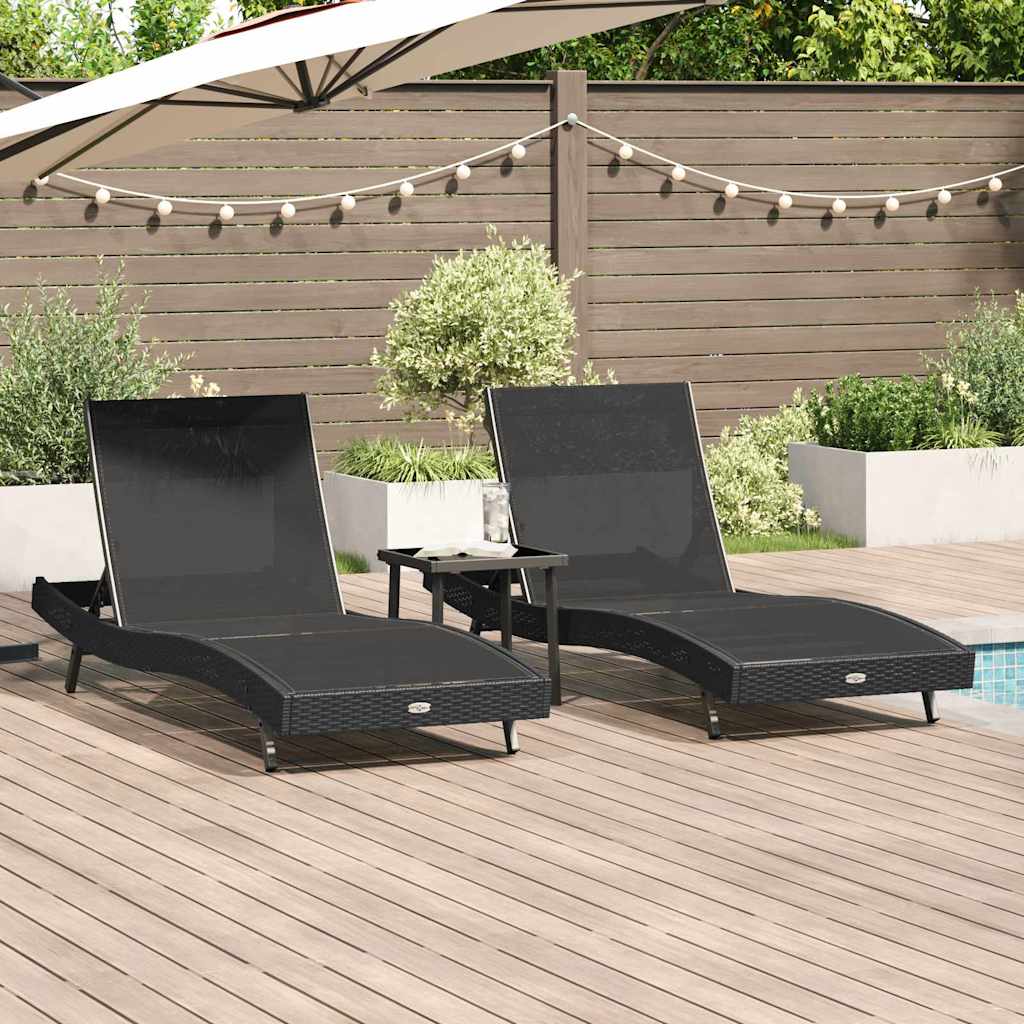 Solstol 3 Dele 197 X 70 X 82 Cm Polyrattan