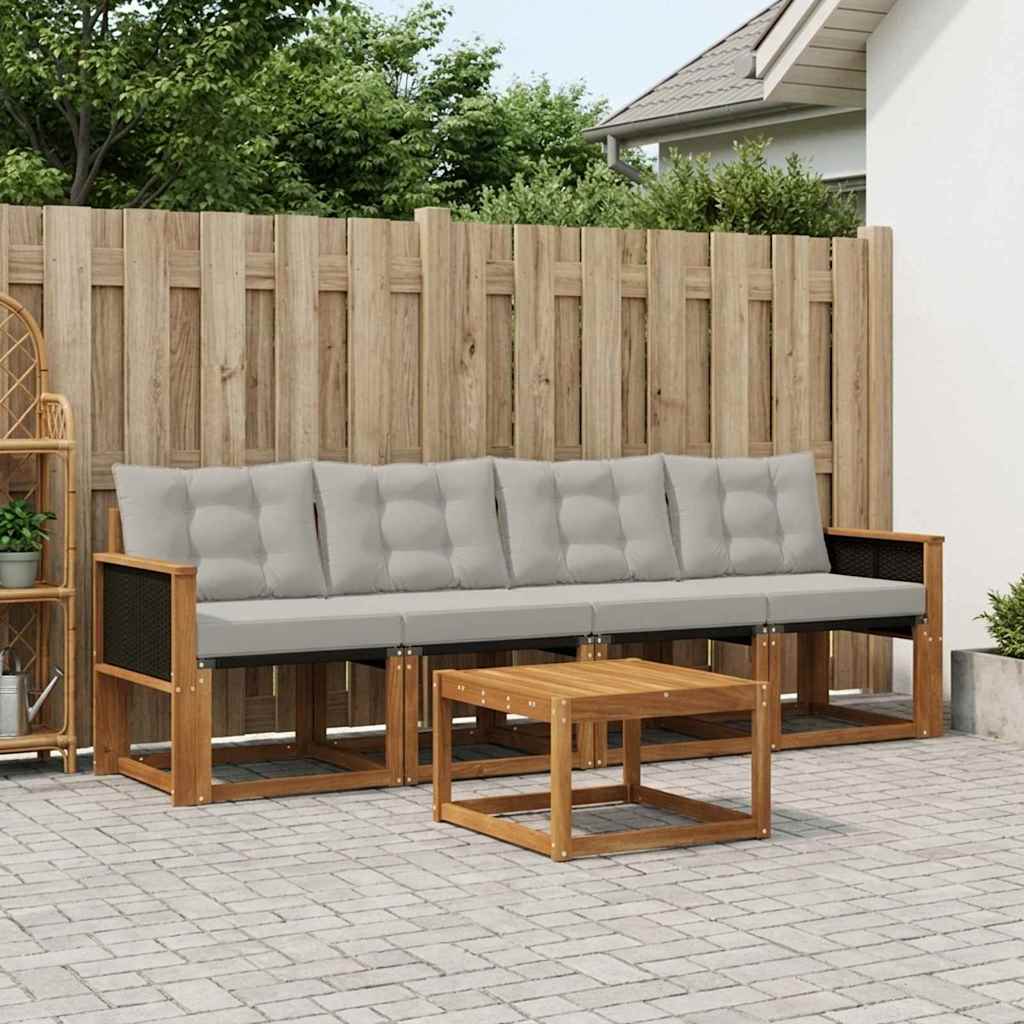 Udendørs Sofagruppe Med Pude 5 Dele - Variant 3381751