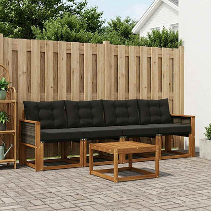 Udendørs Sofagruppe Med Pude 5 Dele - Variant 3381756