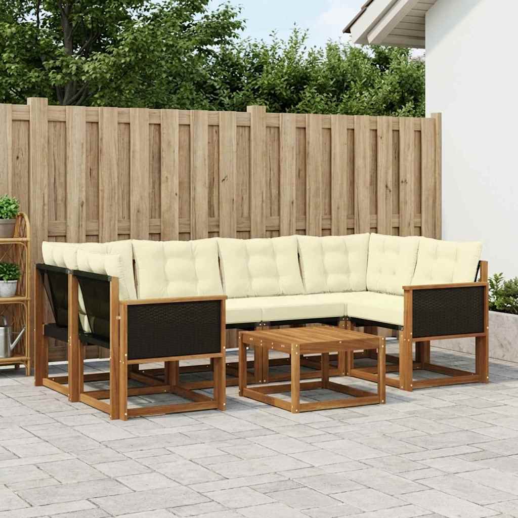 Udendørs Sofagruppe Med Pude 7 Dele - Variant 3381798
