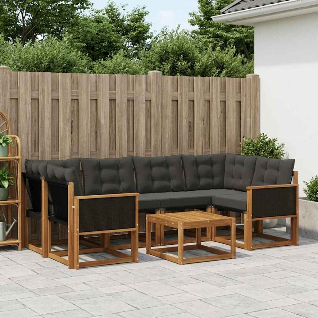 Udendørs Sofagruppe Med Pude 7 Dele - Variant 3381800