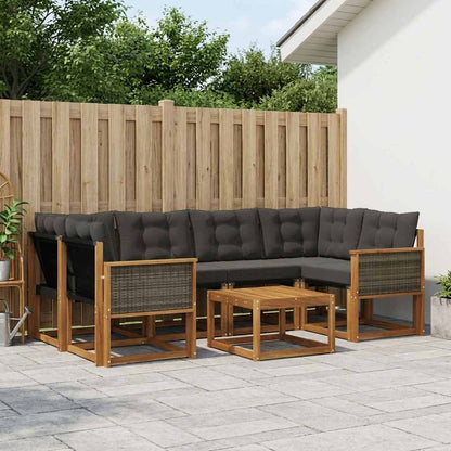 Udendørs Sofagruppe Med Pude 7 Dele - Variant 3381804
