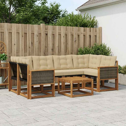Udendørs Sofagruppe Med Pude 7 Dele - Variant 3381805