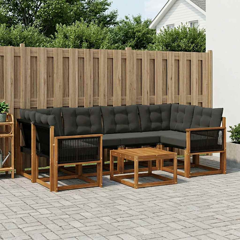 Udendørs Sofagruppe Med Pude 7 Dele - Variant 3381808