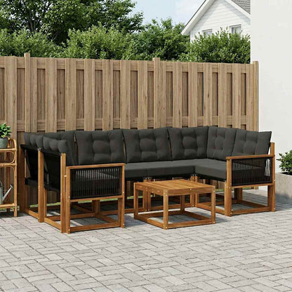 Udendørs Sofagruppe Med Pude 7 Dele - Variant 3381808