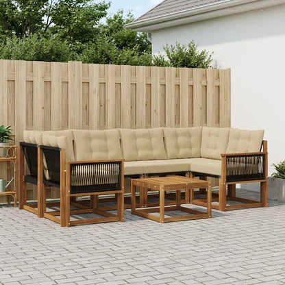 Udendørs Sofagruppe Med Pude 7 Dele - Variant 3381809