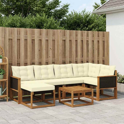 Udendørs Sofagruppe Med Pude 7 Dele - Variant 3382070
