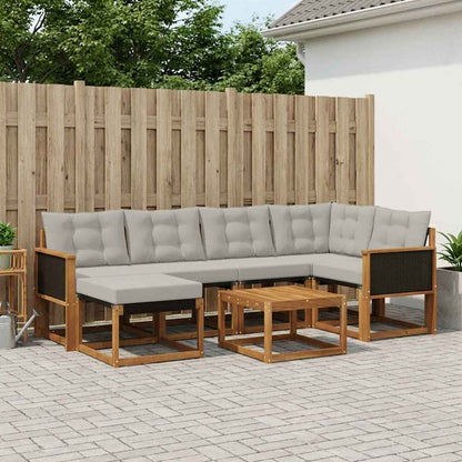Udendørs Sofagruppe Med Pude 7 Dele - Variant 3382071