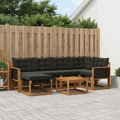 Udendørs Sofagruppe Med Pude 7 Dele - Variant 3382072