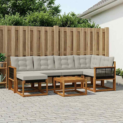 Udendørs Sofagruppe Med Pude 7 Dele - Variant 3382079
