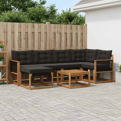 Udendørs Sofagruppe Med Pude 7 Dele - Variant 3382080