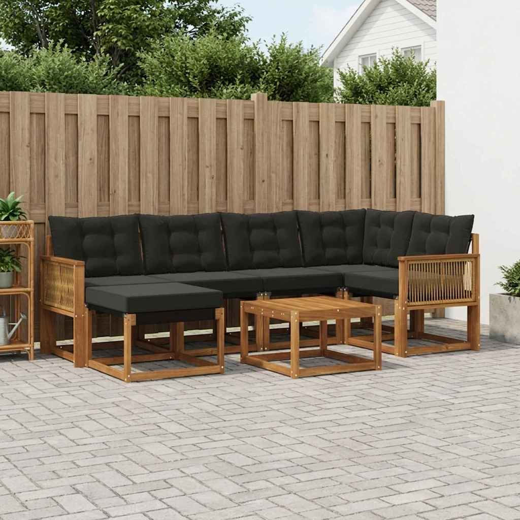 Udendørs Sofagruppe Med Pude 7 Dele - Variant 3382084