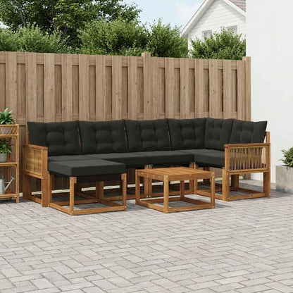 Udendørs Sofagruppe Med Pude 7 Dele - Variant 3382084