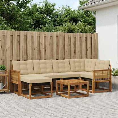 Udendørs Sofagruppe Med Pude 7 Dele - Variant 3382085