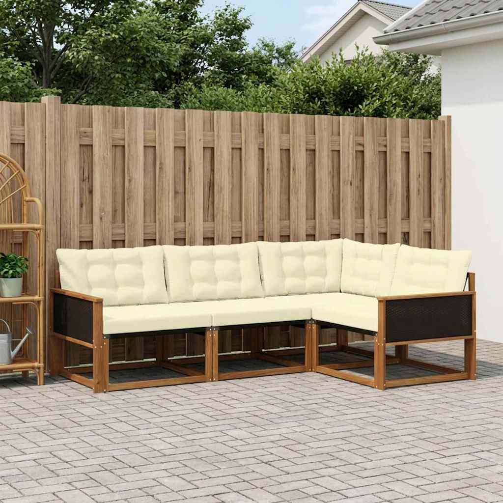 Udendørs Sofagruppe Med Pude 4 Dele - Variant 3381382