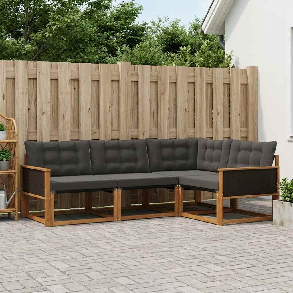 Udendørs Sofagruppe Med Pude 4 Dele - Variant 3381384