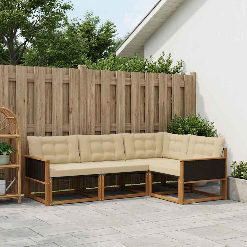 Udendørs Sofagruppe Med Pude 4 Dele - Variant 3381385