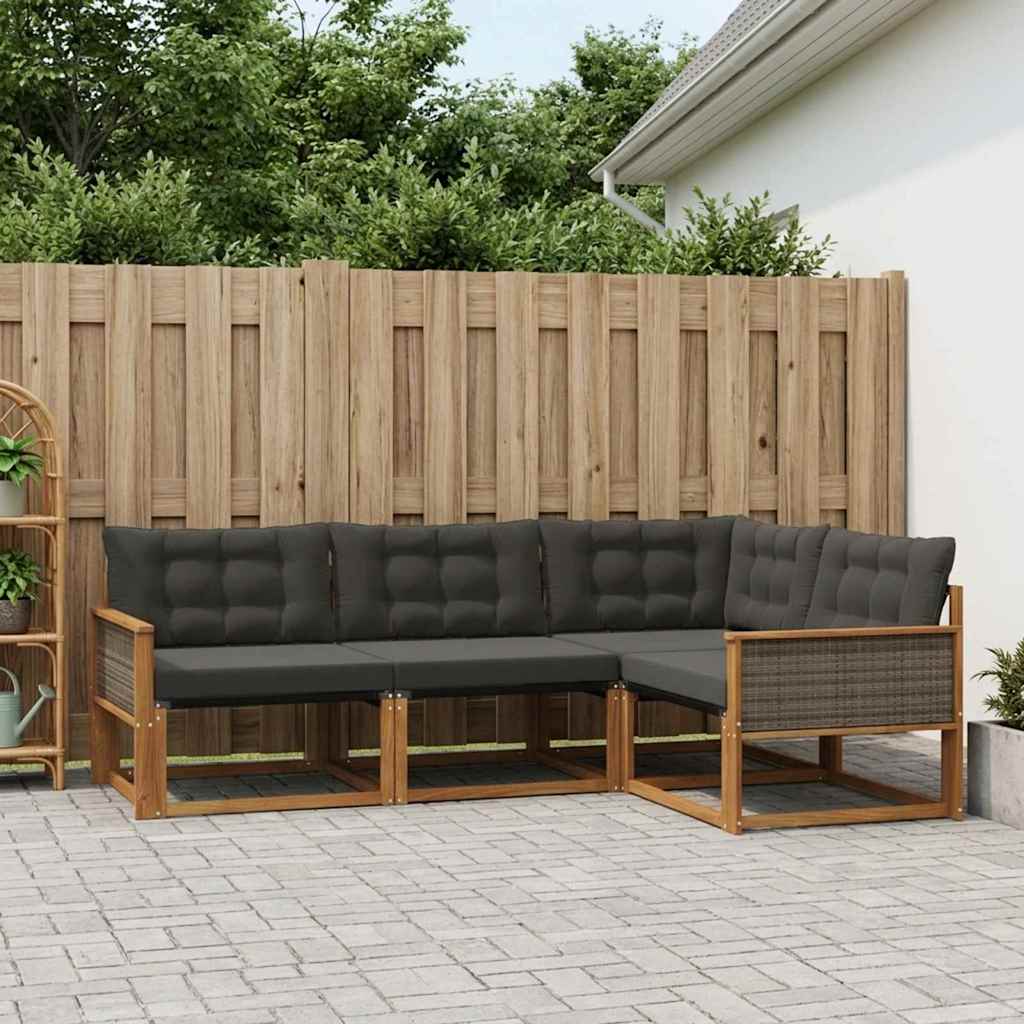 Udendørs Sofagruppe Med Pude 4 Dele - Variant 3381388
