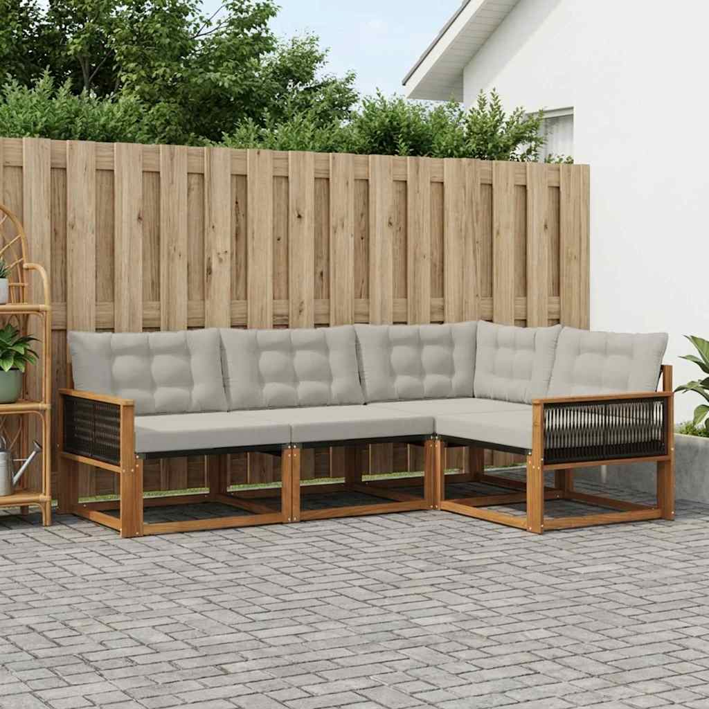 Udendørs Sofagruppe Med Pude 4 Dele - Variant 3381391