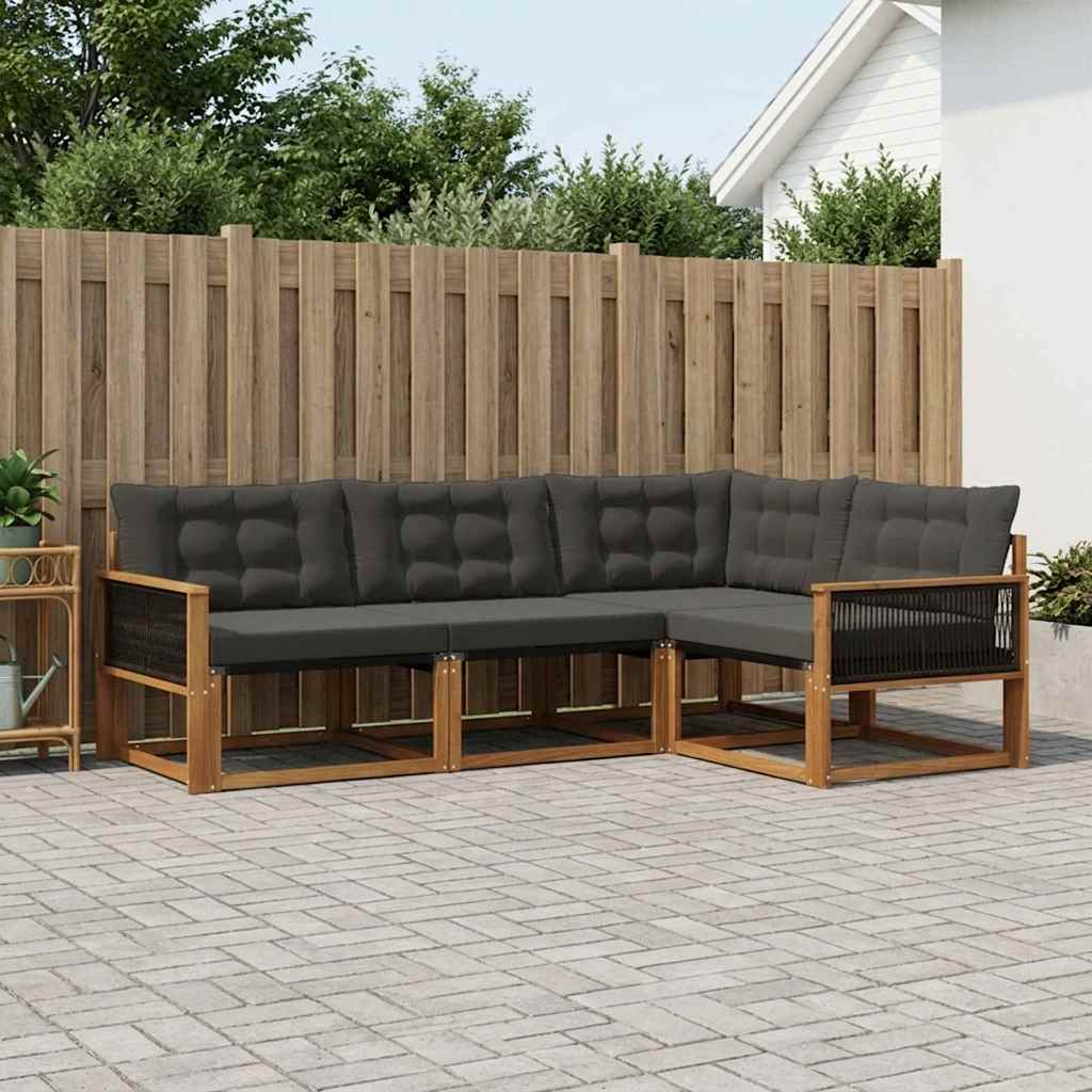 Udendørs Sofagruppe Med Pude 4 Dele - Variant 3381392