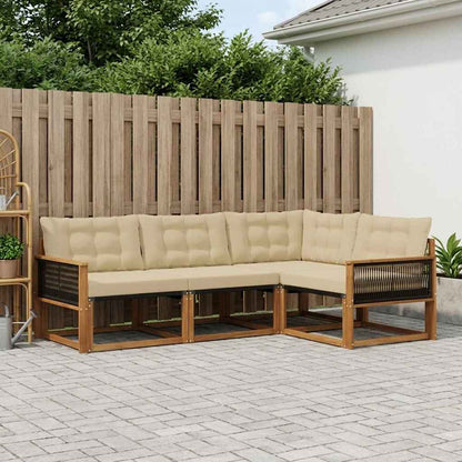 Udendørs Sofagruppe Med Pude 4 Dele - Variant 3381393