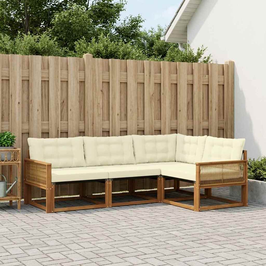 Udendørs Sofagruppe Med Pude 4 Dele - Variant 3381394