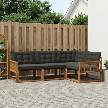 Udendørs Sofagruppe Med Pude 4 Dele - Variant 3381396