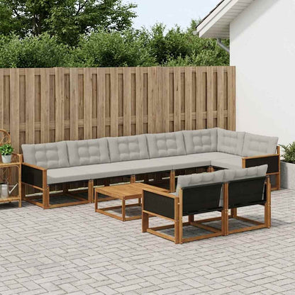 Udendørs Sofagruppe Med Pude 9 Dele - Variant 3381511