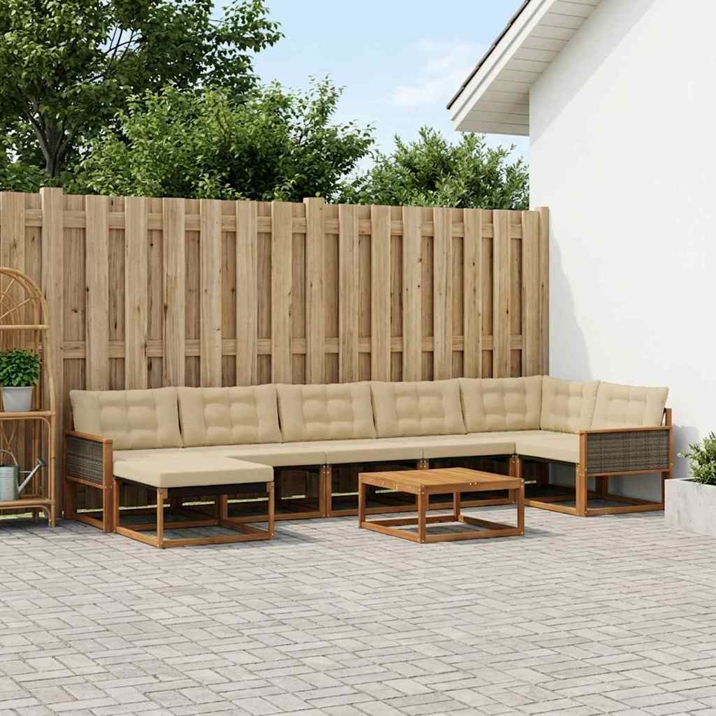 Udendørs Sofagruppe 22 Dele Massivt Akacietræ - Variant 3381581