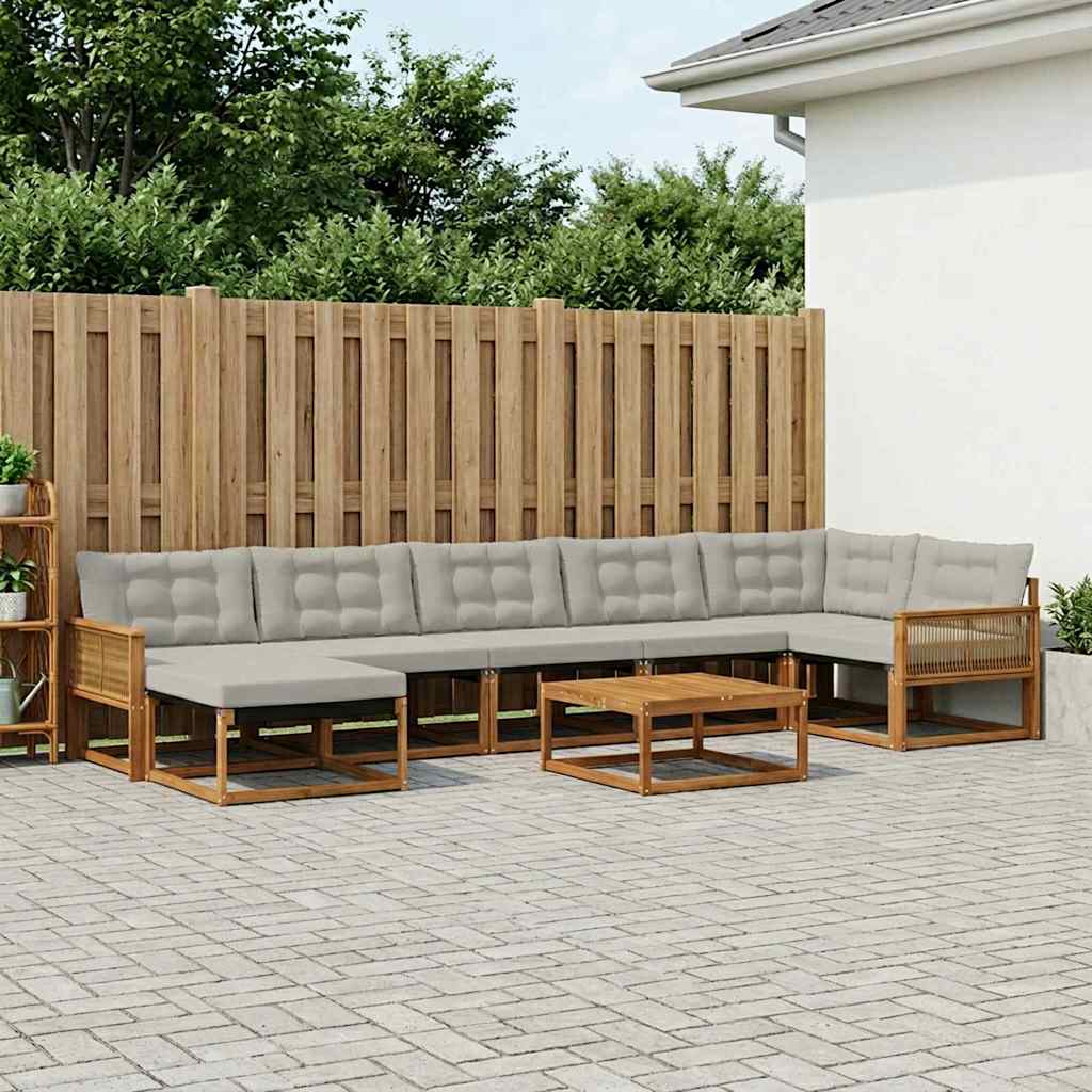 Udendørs Sofagruppe 22 Dele Massivt Akacietræ - Variant 3381587