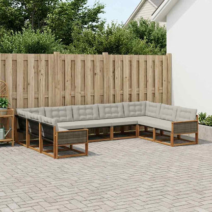 Udendørs Sofagruppe Med Pude 9 Dele - Variant 3381675