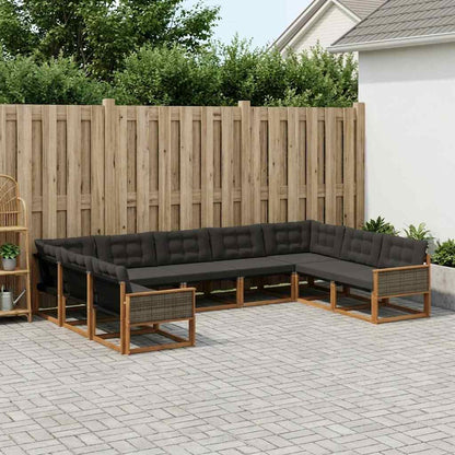 Udendørs Sofagruppe Med Pude 9 Dele - Variant 3381676