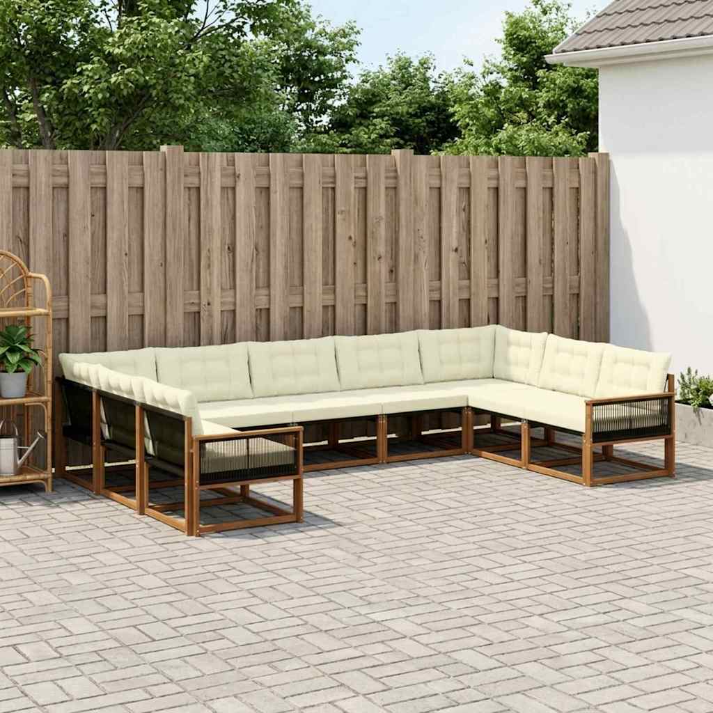 Udendørs Sofagruppe Med Pude 9 Dele - Variant 3381678