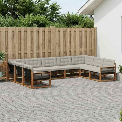 Udendørs Sofagruppe Med Pude 9 Dele - Variant 3381679