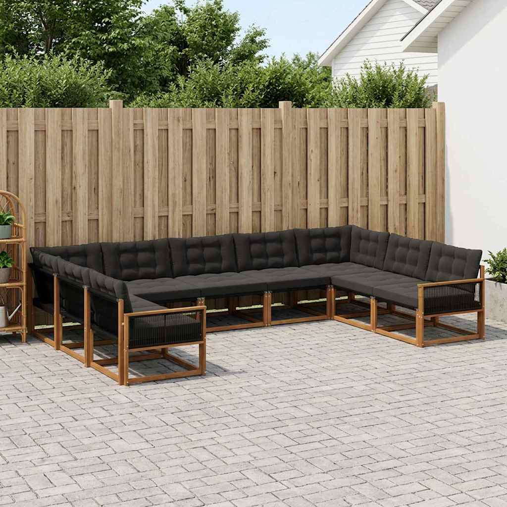 Udendørs Sofagruppe Med Pude 9 Dele - Variant 3381680