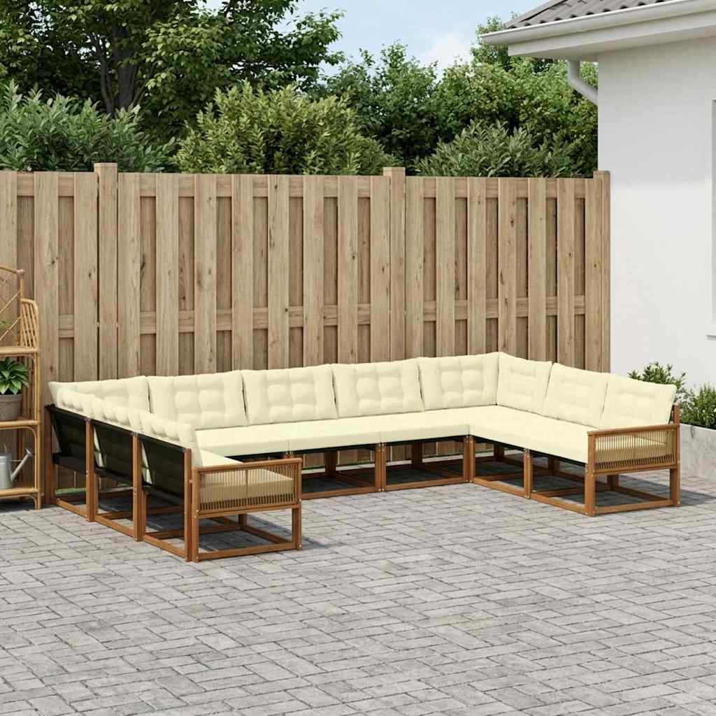 Udendørs Sofagruppe Med Pude 9 Dele - Variant 3381682