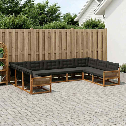 Udendørs Sofagruppe Med Pude 9 Dele - Variant 3381684