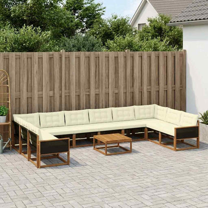 Udendørs Sofagruppe Med Pude 11 Dele - Variant 3381718
