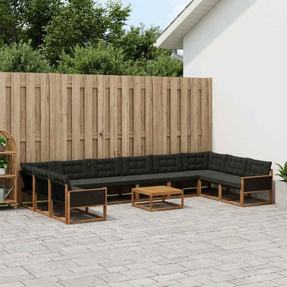 Udendørs Sofagruppe Med Pude 11 Dele - Variant 3381720
