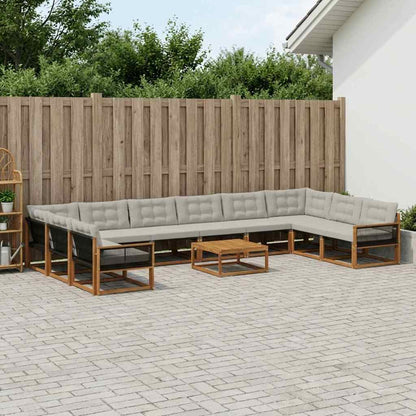 Udendørs Sofagruppe Med Pude 11 Dele - Variant 3381727