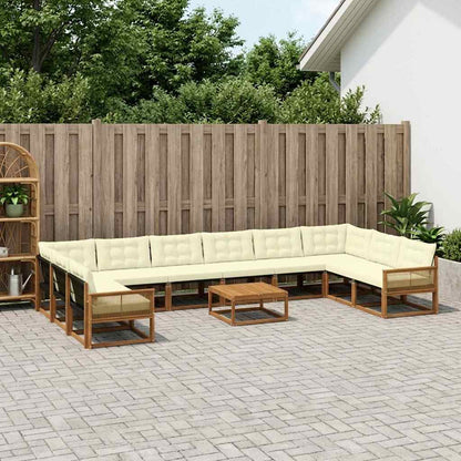 Udendørs Sofagruppe Med Pude 11 Dele - Variant 3381730