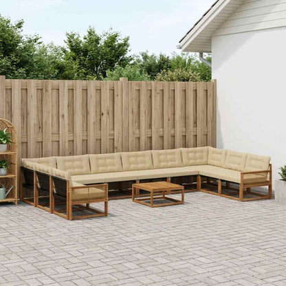 Udendørs Sofagruppe Med Pude 11 Dele - Variant 3381733