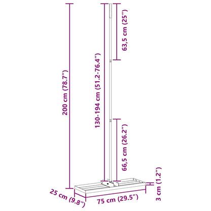 Haveske 75 X 25 X 200 Cm - Billede 10